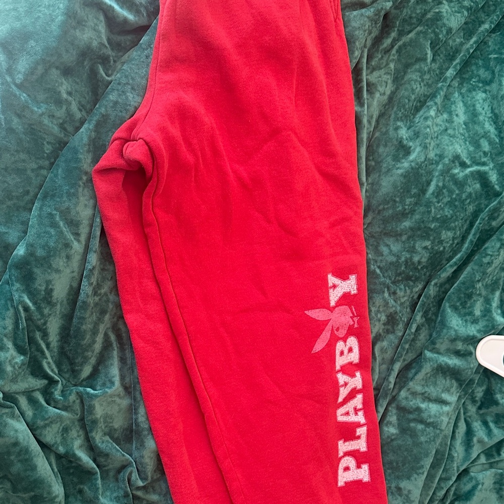 PLAYBOY Bold Red Lounge Pants